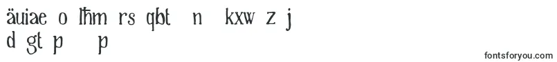 フォントTheworldisyours – アムハラ語の文字