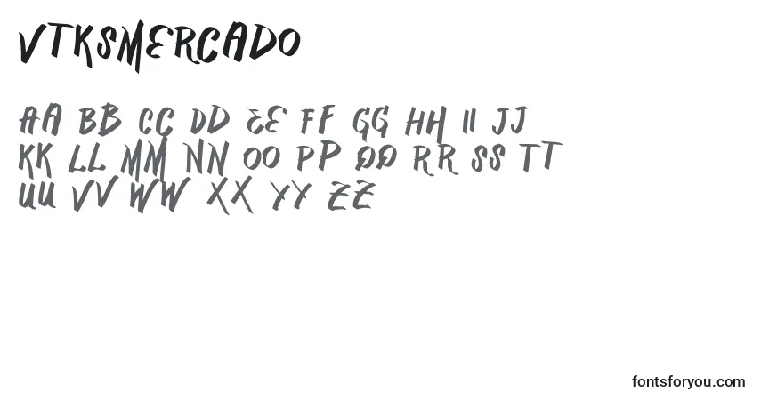 Fuente VtksMercado - alfabeto, números, caracteres especiales