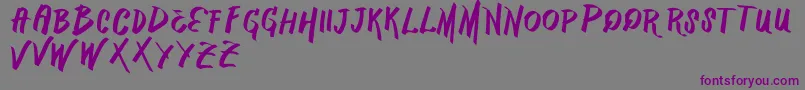 VtksMercado Font – Purple Fonts on Gray Background