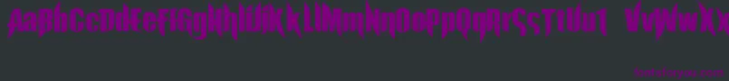 ExorcistaJed40 Font – Purple Fonts on Black Background