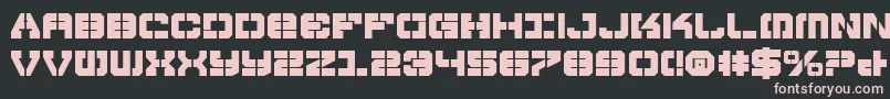 Vyperb Font – Pink Fonts on Black Background