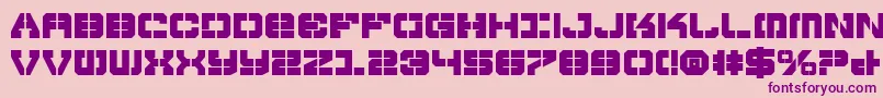 Vyperb Font – Purple Fonts on Pink Background