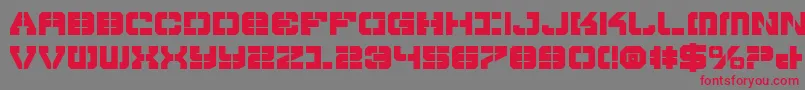 Vyperb Font – Red Fonts on Gray Background