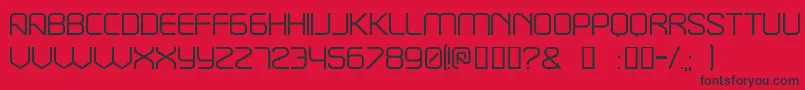 Break ffy Font – Black Fonts on Red Background