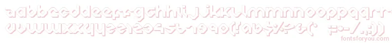 CharliesAnglesShade Font – Pink Fonts on White Background