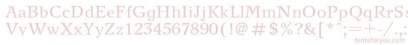 NewjournalRegular Font – Pink Fonts on White Background