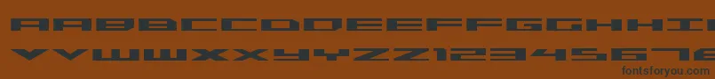 fuente TriremeExpandedBold – Fuentes Negras Sobre Fondo Marrón