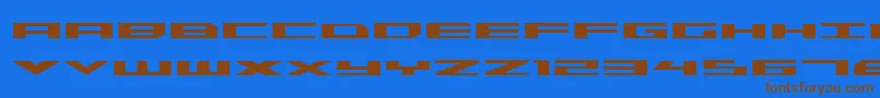 Más sobre la fuente TriremeExpandedBold fuente TriremeExpandedBold – Fuentes Marrones Sobre Fondo Azul