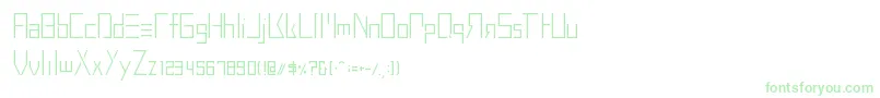 BuprestidCss226 Font – Green Fonts on White Background