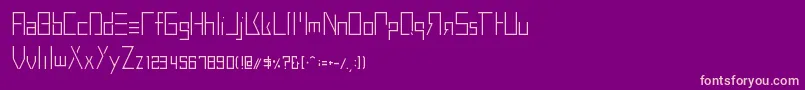 Czcionka BuprestidCss226 – różowe czcionki na fioletowym tle
