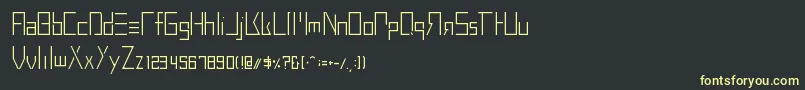 More about BuprestidCss226 Font BuprestidCss226 Font – Yellow Fonts on Black Background