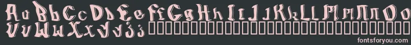BillyboyRegular Font – Pink Fonts on Black Background