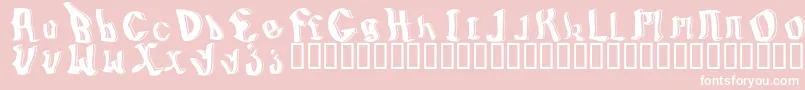 BillyboyRegular Font – White Fonts on Pink Background