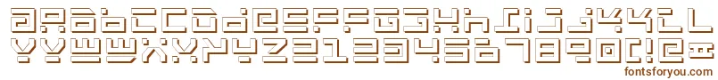 RocketTypeShadow Font – Brown Fonts
