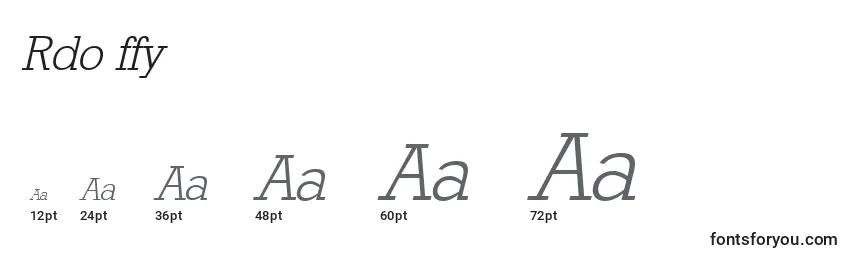 Rdo ffy Font Sizes