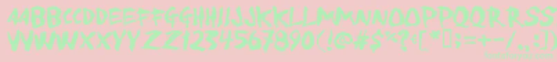 More about Toforgiv Font Toforgiv Font – Green Fonts on Pink Background