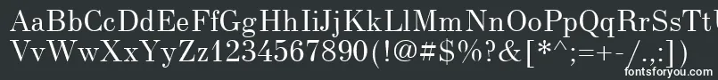 NewStandardUnicode Font – White Fonts