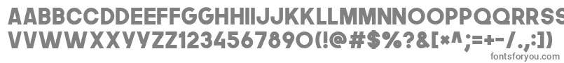 Czcionka Thenextfont – szare czcionki