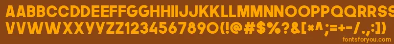 Подробнее о шрифте Thenextfont Шрифт Thenextfont – оранжевые шрифты на коричневом фоне