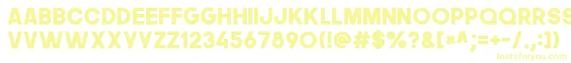 Police Thenextfont – polices jaunes