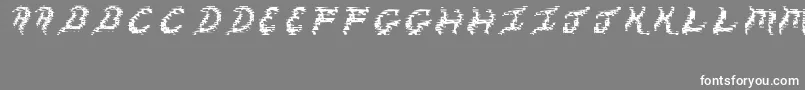 WalkOfLifeJv Font – White Fonts on Gray Background