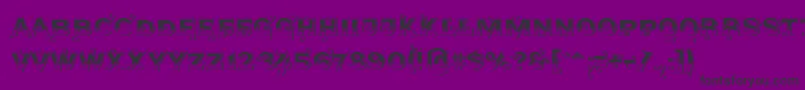 Agreloys1-Schriftart – Schwarze Schriften auf violettem Hintergrund