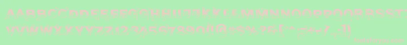 Agreloys1 Font – Pink Fonts on Green Background