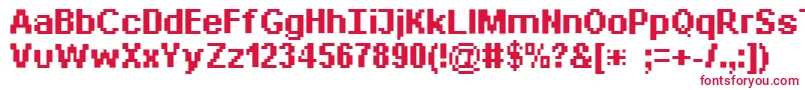 Bitdaylong11srb Font – Red Fonts