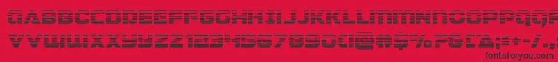 Jeebragrad Font – Black Fonts on Red Background
