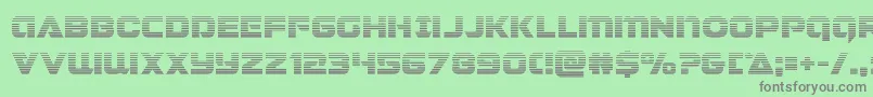 Jeebragrad Font – Gray Fonts on Green Background