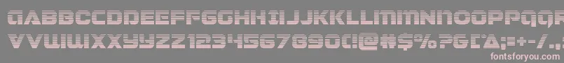 Jeebragrad Font – Pink Fonts on Gray Background