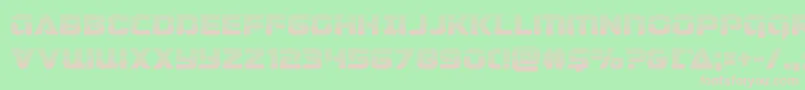 Jeebragrad Font – Pink Fonts on Green Background