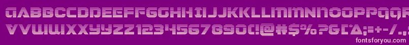 Jeebragrad Font – Pink Fonts on Purple Background