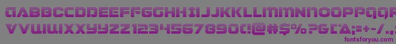 Шрифт Jeebragrad – фиолетовые шрифты на сером фоне