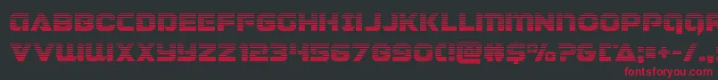 Jeebragrad Font – Red Fonts on Black Background