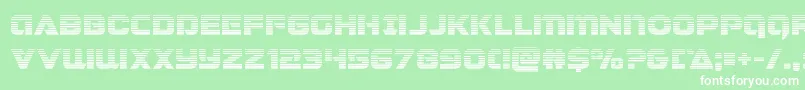 Jeebragrad Font – White Fonts on Green Background