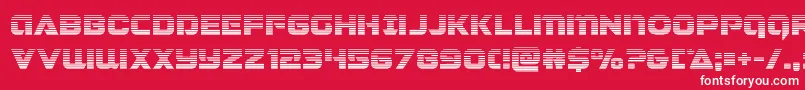 Jeebragrad Font – White Fonts on Red Background