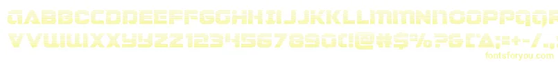 Jeebragrad-fontti – keltaiset fontit