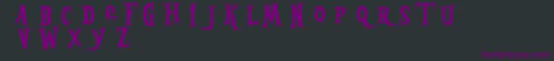 BleedingFreaksDemo Font – Purple Fonts on Black Background