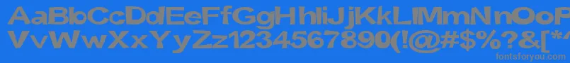 fuente Snott2000Bold – Fuentes Grises Sobre Fondo Azul