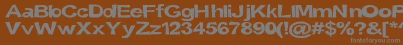 Шрифт Snott2000Bold – серые шрифты на коричневом фоне