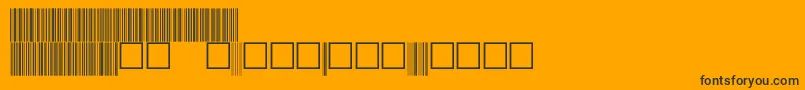 C39p72dmtt Font – Black Fonts on Orange Background