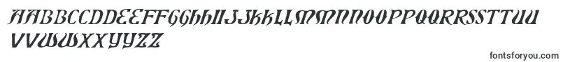 Xiphosei-Schriftart – englische Schriften