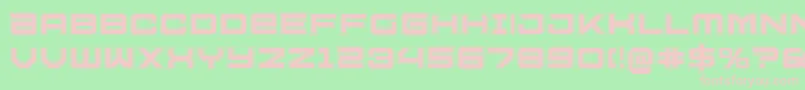 U.S.S.DallasAcademy Font – Pink Fonts on Green Background