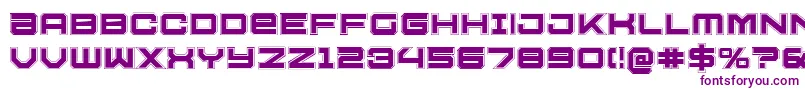 U.S.S.DallasAcademy Font – Purple Fonts on White Background