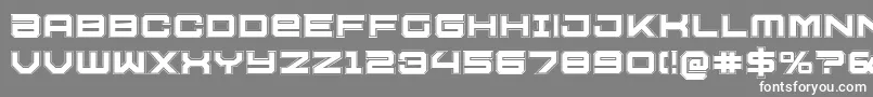 U.S.S.DallasAcademy Font – White Fonts on Gray Background