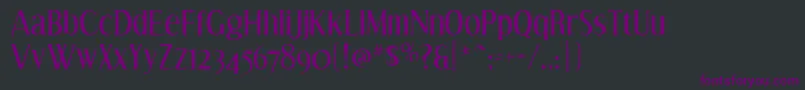 Fonte Effloresce ffy – fontes roxas em um fundo preto