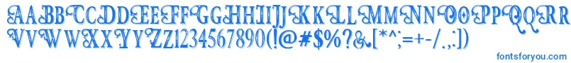 HunterHeartFreeFont Font – Blue Fonts