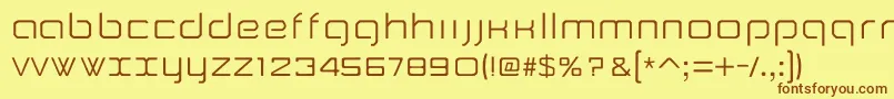 More about Camomile Font Camomile Font – Brown Fonts on Yellow Background