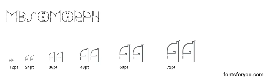 Mesomorph Font Sizes